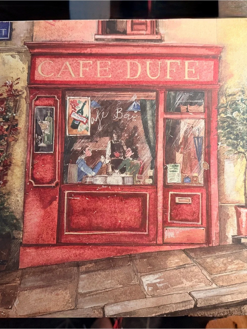 Set of 4 discontinued Pimpernel Parisian cafe placemats